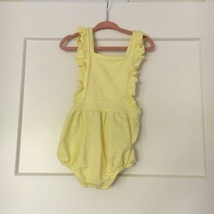 Cat And Jack yellow romper | 18 months